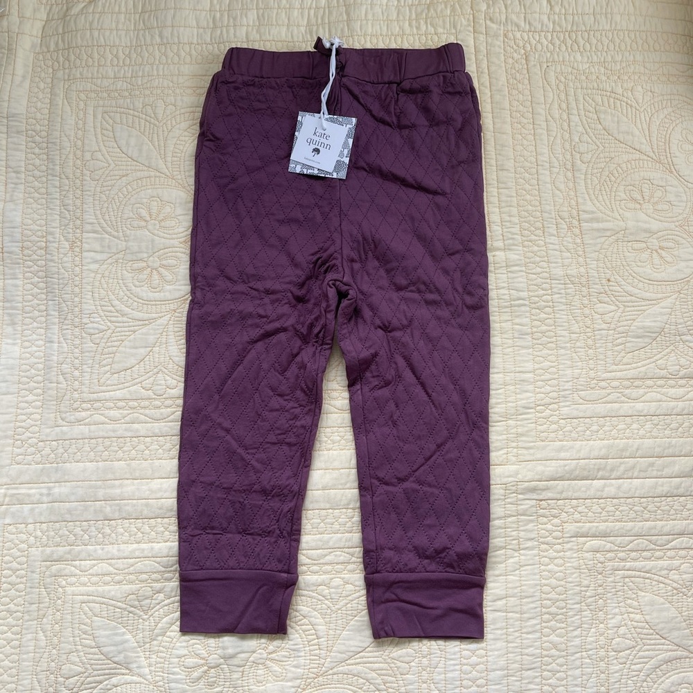 NWT Kate Quinn quilted pants